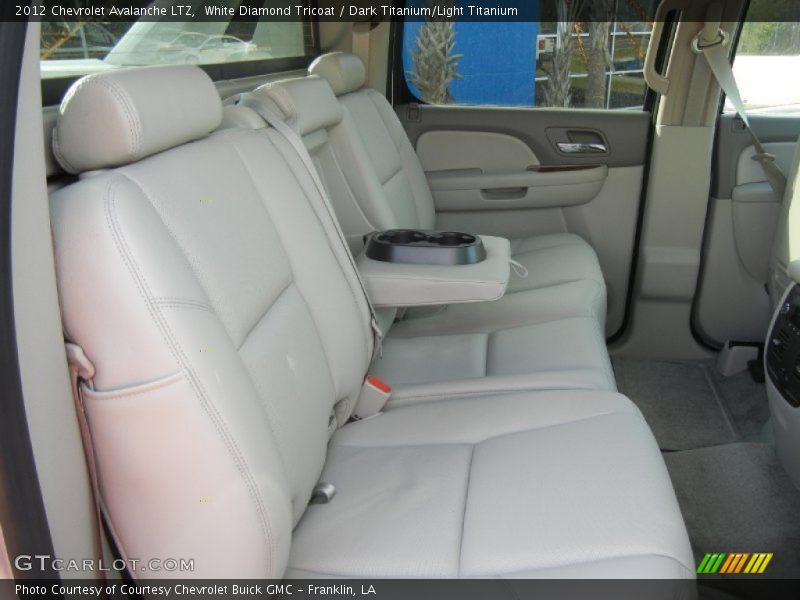 White Diamond Tricoat / Dark Titanium/Light Titanium 2012 Chevrolet Avalanche LTZ