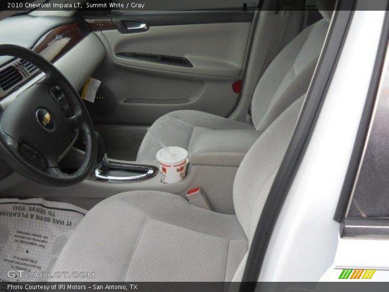 Summit White / Gray 2010 Chevrolet Impala LT