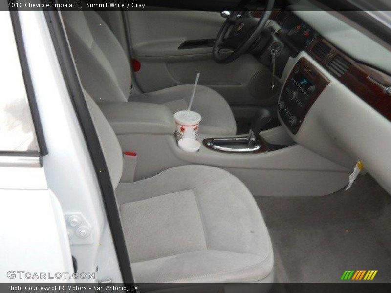 Summit White / Gray 2010 Chevrolet Impala LT