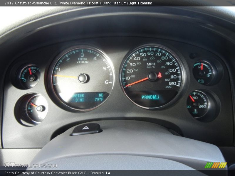  2012 Avalanche LTZ LTZ Gauges