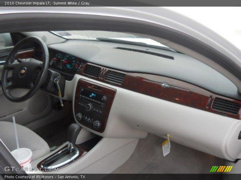 Summit White / Gray 2010 Chevrolet Impala LT