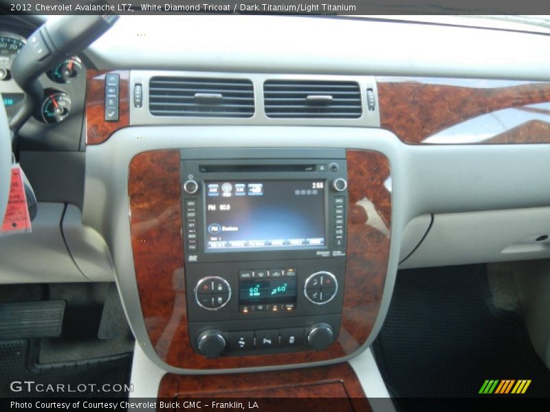 White Diamond Tricoat / Dark Titanium/Light Titanium 2012 Chevrolet Avalanche LTZ