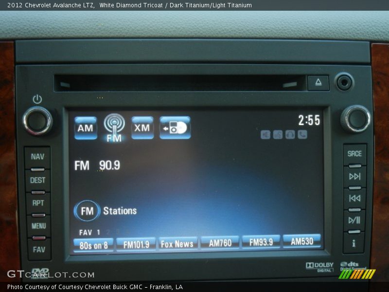 White Diamond Tricoat / Dark Titanium/Light Titanium 2012 Chevrolet Avalanche LTZ