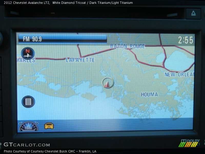 Navigation of 2012 Avalanche LTZ