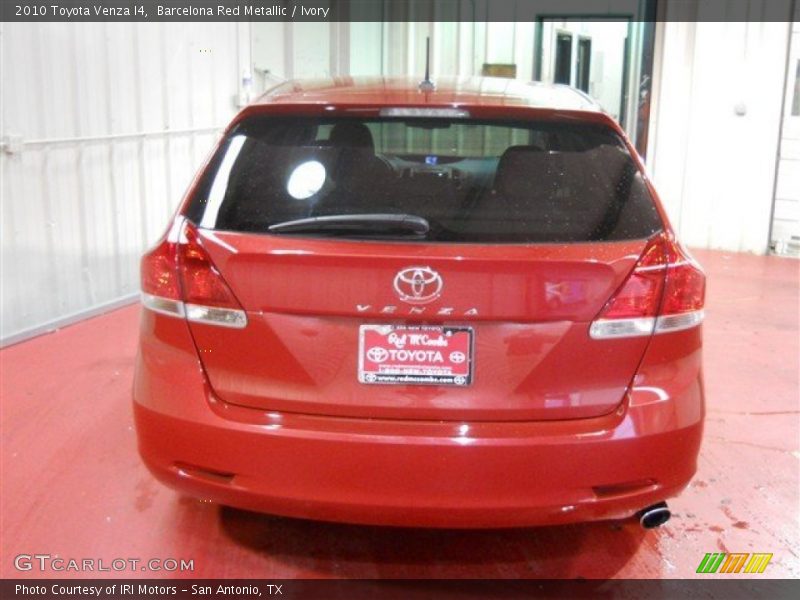 Barcelona Red Metallic / Ivory 2010 Toyota Venza I4