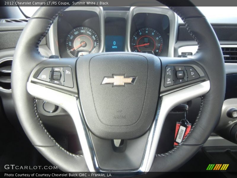 Summit White / Black 2012 Chevrolet Camaro LT/RS Coupe