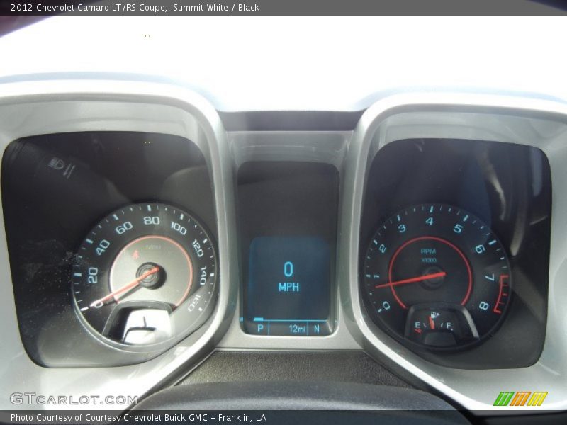 Summit White / Black 2012 Chevrolet Camaro LT/RS Coupe