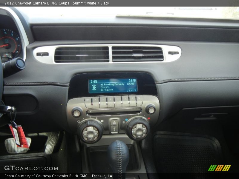 Summit White / Black 2012 Chevrolet Camaro LT/RS Coupe
