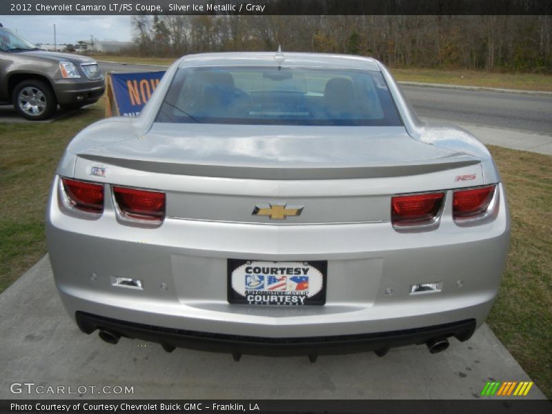 Silver Ice Metallic / Gray 2012 Chevrolet Camaro LT/RS Coupe
