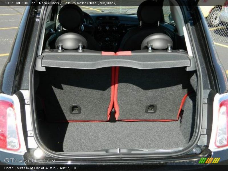 Nero (Black) / Tessuto Rosso/Nero (Red/Black) 2012 Fiat 500 Pop