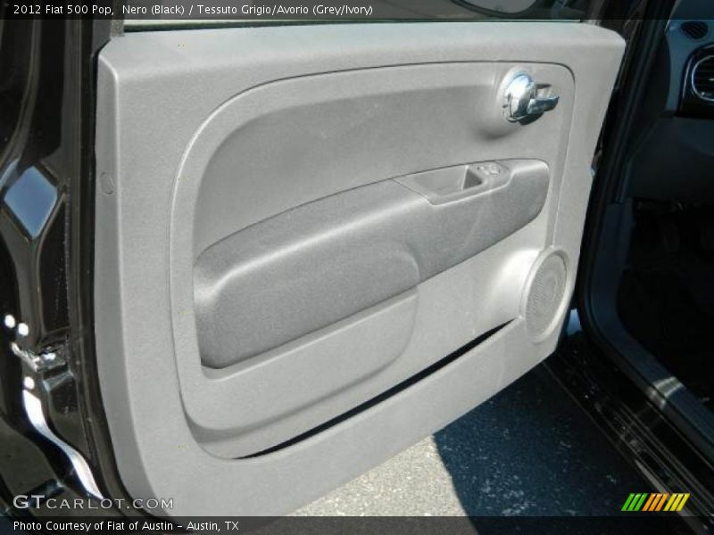 Nero (Black) / Tessuto Grigio/Avorio (Grey/Ivory) 2012 Fiat 500 Pop