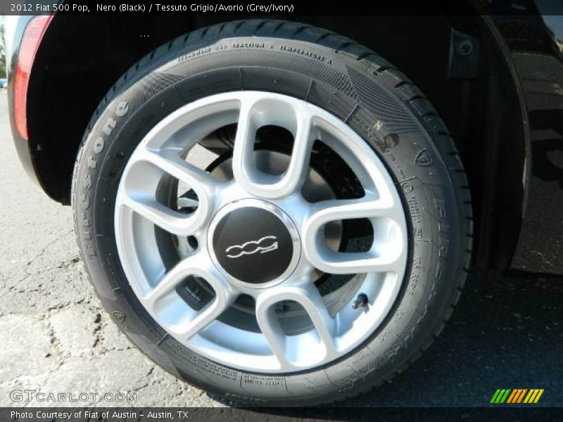 Nero (Black) / Tessuto Grigio/Avorio (Grey/Ivory) 2012 Fiat 500 Pop