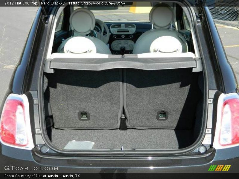 Nero (Black) / Tessuto Grigio/Avorio (Grey/Ivory) 2012 Fiat 500 Pop