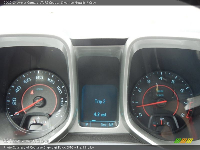 Silver Ice Metallic / Gray 2012 Chevrolet Camaro LT/RS Coupe