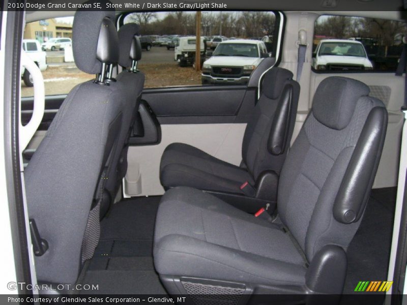 Stone White / Dark Slate Gray/Light Shale 2010 Dodge Grand Caravan SE