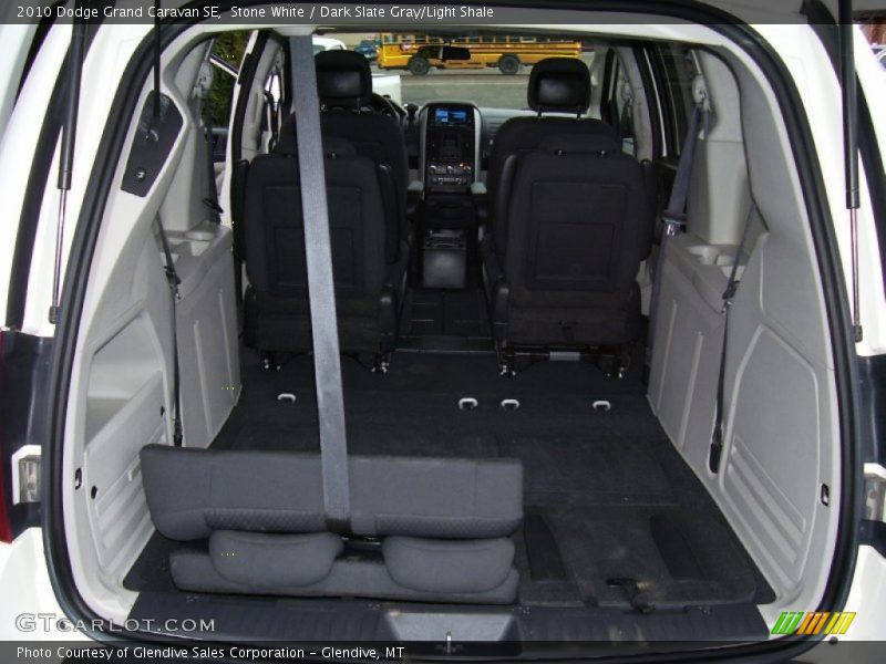 Stone White / Dark Slate Gray/Light Shale 2010 Dodge Grand Caravan SE