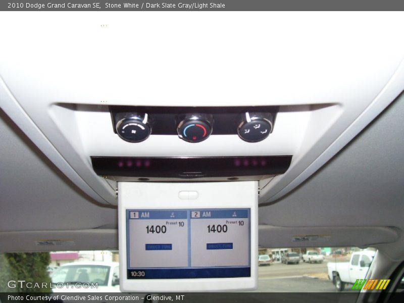 Stone White / Dark Slate Gray/Light Shale 2010 Dodge Grand Caravan SE