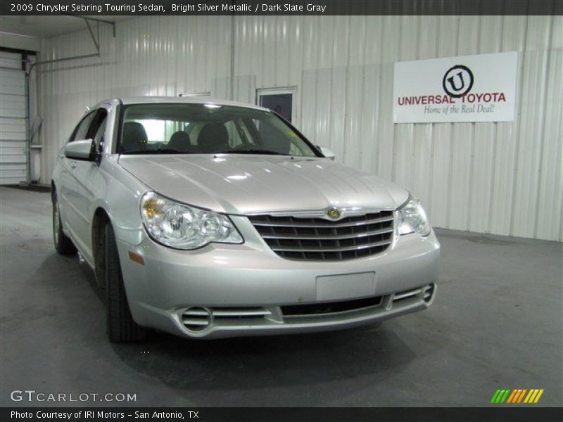 Bright Silver Metallic / Dark Slate Gray 2009 Chrysler Sebring Touring Sedan