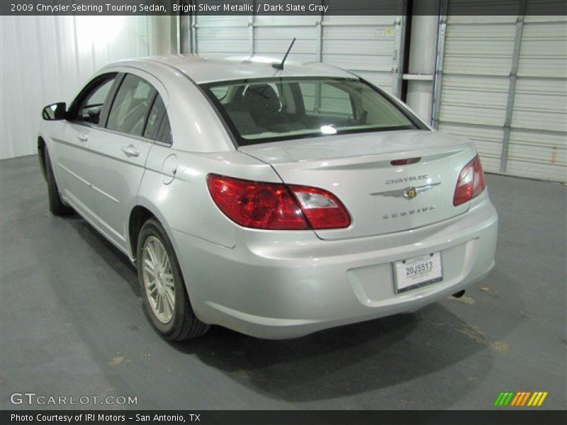 Bright Silver Metallic / Dark Slate Gray 2009 Chrysler Sebring Touring Sedan