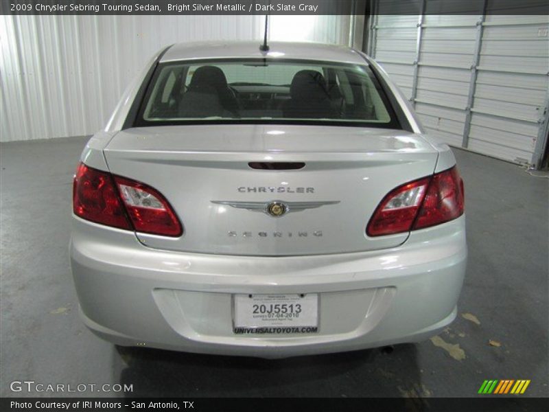 Bright Silver Metallic / Dark Slate Gray 2009 Chrysler Sebring Touring Sedan
