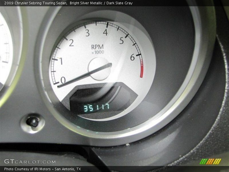 Bright Silver Metallic / Dark Slate Gray 2009 Chrysler Sebring Touring Sedan