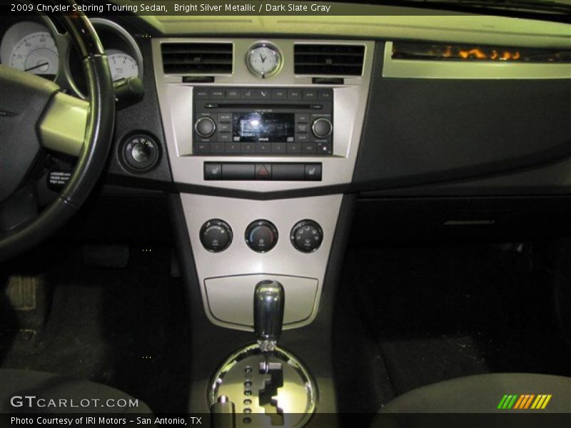 Bright Silver Metallic / Dark Slate Gray 2009 Chrysler Sebring Touring Sedan