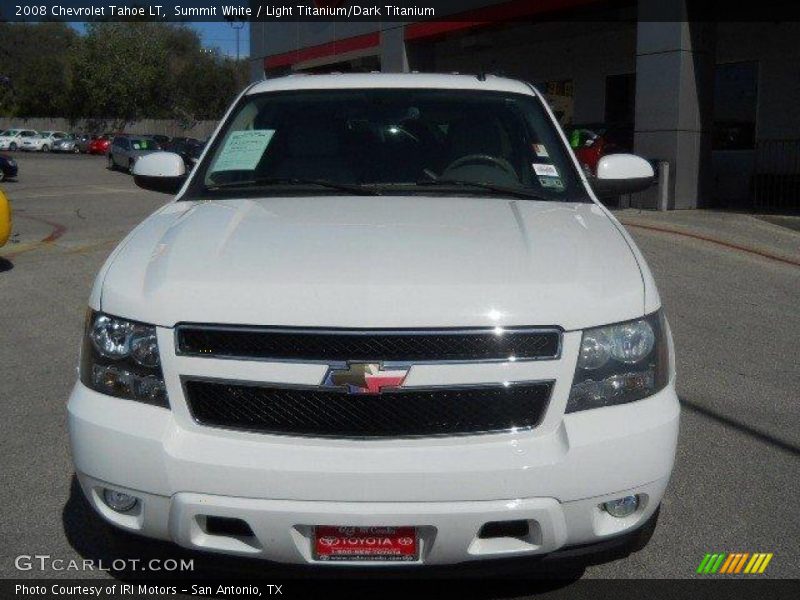 Summit White / Light Titanium/Dark Titanium 2008 Chevrolet Tahoe LT