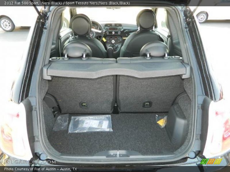 Nero (Black) / Sport Tessuto Nero/Nero (Black/Black) 2012 Fiat 500 Sport