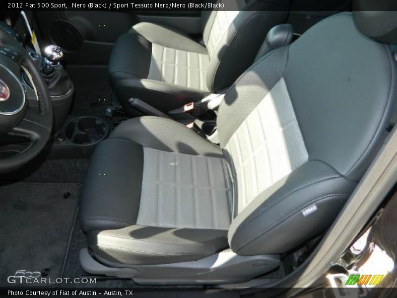 Nero (Black) / Sport Tessuto Nero/Nero (Black/Black) 2012 Fiat 500 Sport