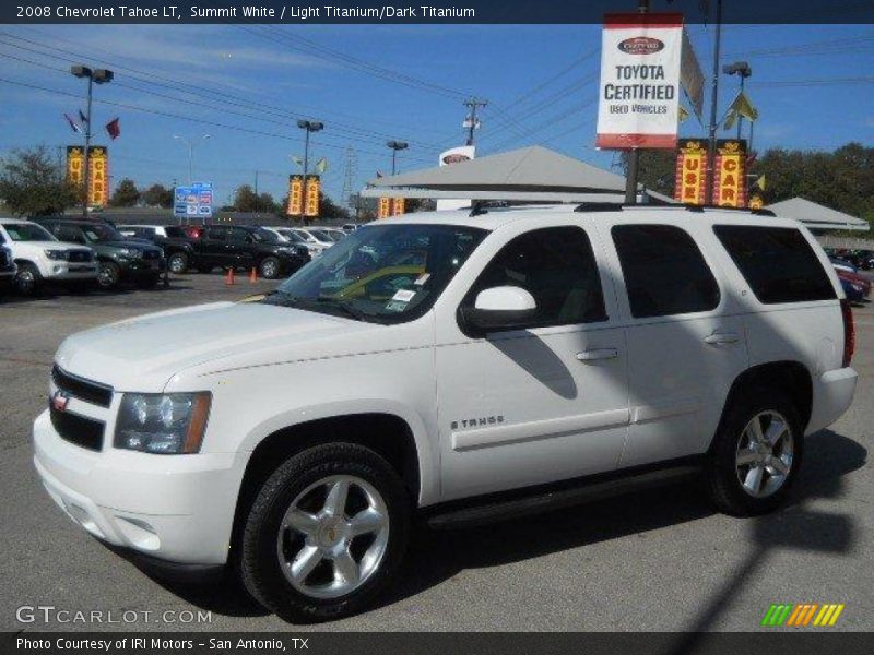 Summit White / Light Titanium/Dark Titanium 2008 Chevrolet Tahoe LT
