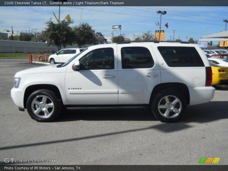 Summit White / Light Titanium/Dark Titanium 2008 Chevrolet Tahoe LT