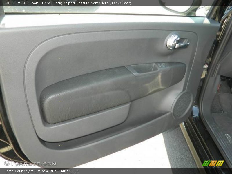 Nero (Black) / Sport Tessuto Nero/Nero (Black/Black) 2012 Fiat 500 Sport