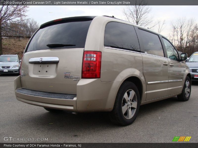 Light Sandstone Metallic / Dark Slate Gray/Light Shale 2009 Dodge Grand Caravan SXT