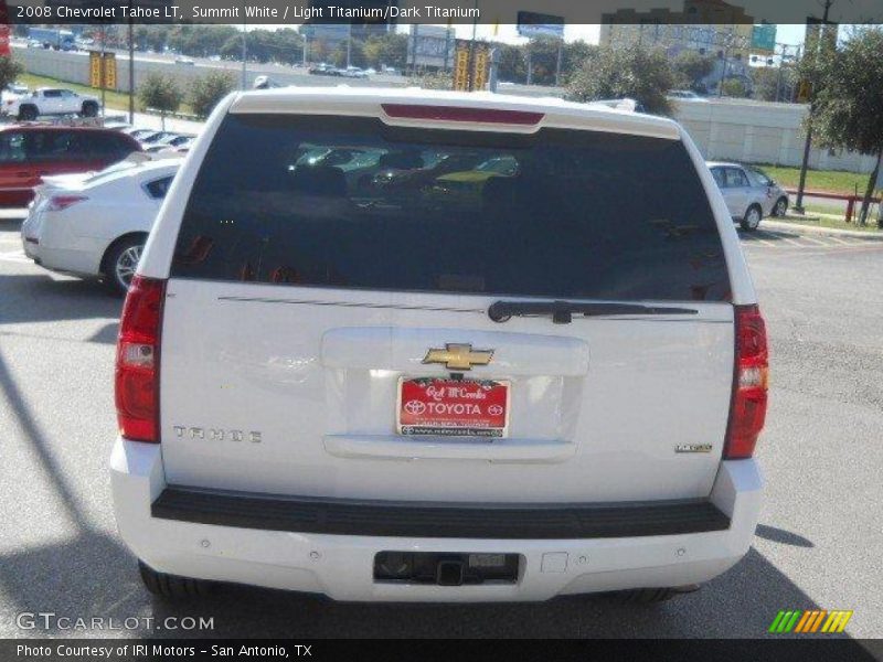 Summit White / Light Titanium/Dark Titanium 2008 Chevrolet Tahoe LT