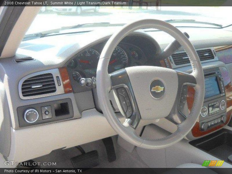 Summit White / Light Titanium/Dark Titanium 2008 Chevrolet Tahoe LT