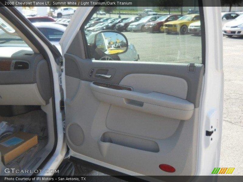 Summit White / Light Titanium/Dark Titanium 2008 Chevrolet Tahoe LT