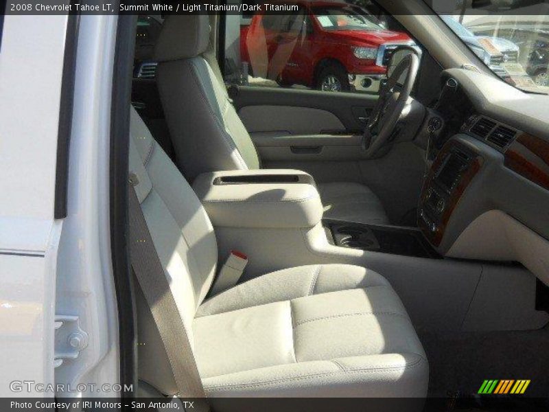 Summit White / Light Titanium/Dark Titanium 2008 Chevrolet Tahoe LT