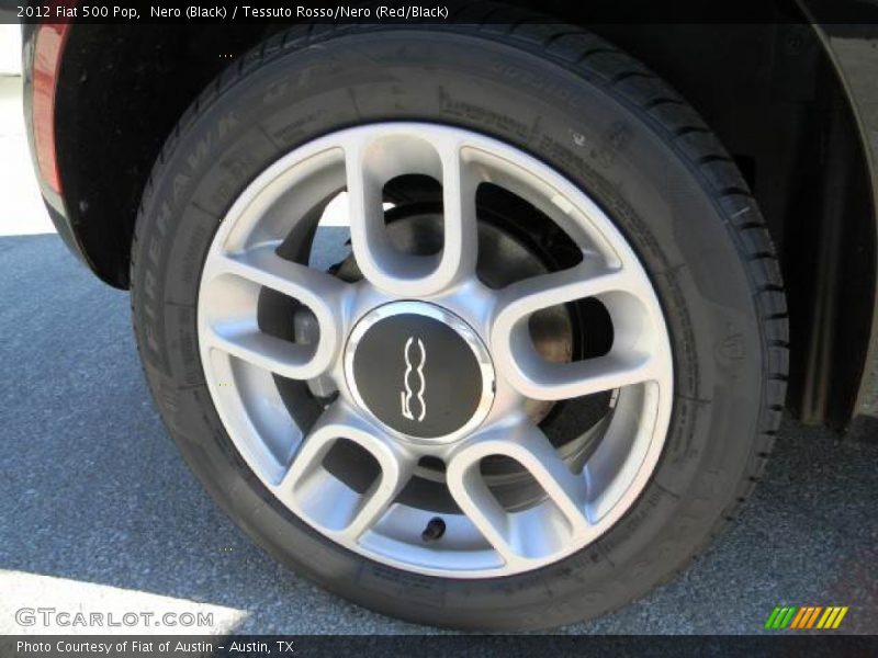 Nero (Black) / Tessuto Rosso/Nero (Red/Black) 2012 Fiat 500 Pop