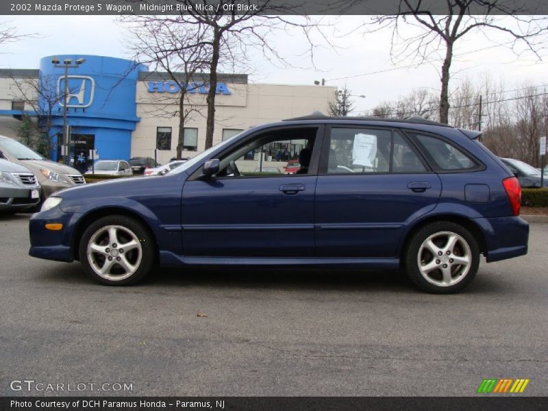 Midnight Blue Mica / Off Black 2002 Mazda Protege 5 Wagon