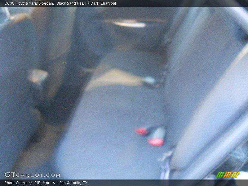 Black Sand Pearl / Dark Charcoal 2008 Toyota Yaris S Sedan