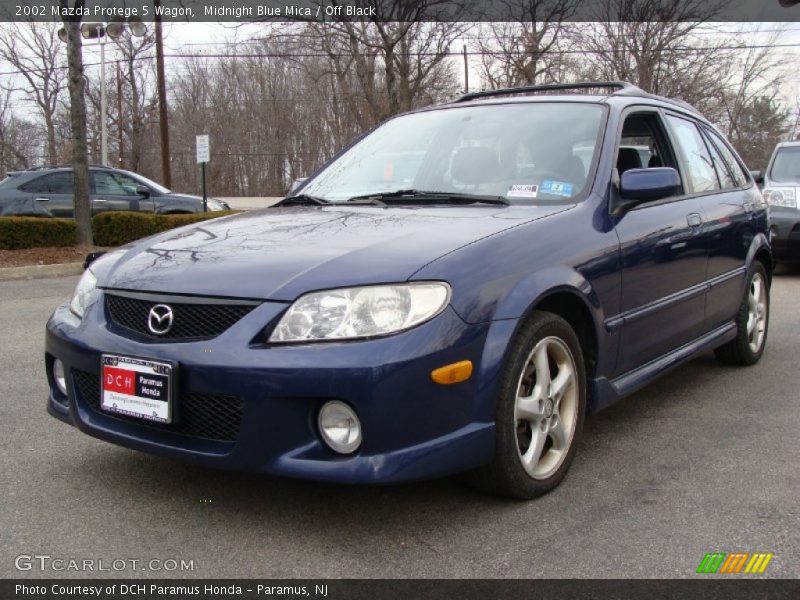 Midnight Blue Mica / Off Black 2002 Mazda Protege 5 Wagon