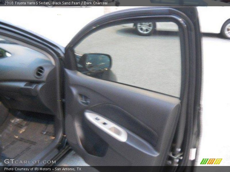 Black Sand Pearl / Dark Charcoal 2008 Toyota Yaris S Sedan