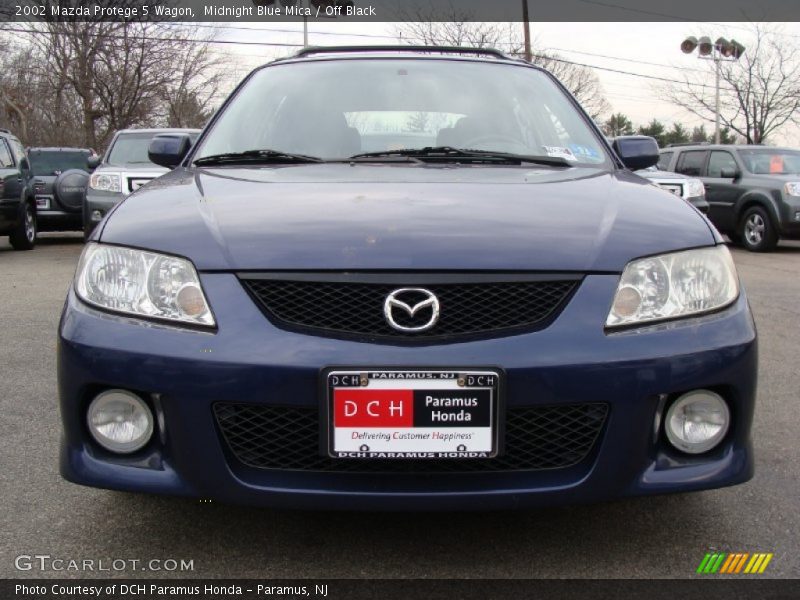 Midnight Blue Mica / Off Black 2002 Mazda Protege 5 Wagon