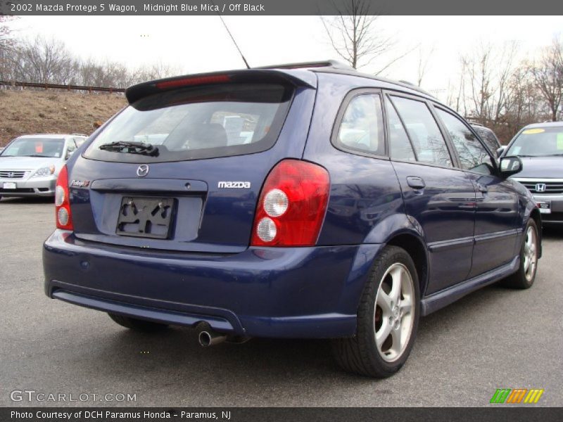 Midnight Blue Mica / Off Black 2002 Mazda Protege 5 Wagon