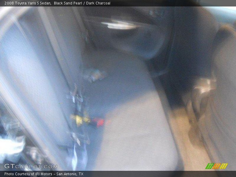 Black Sand Pearl / Dark Charcoal 2008 Toyota Yaris S Sedan