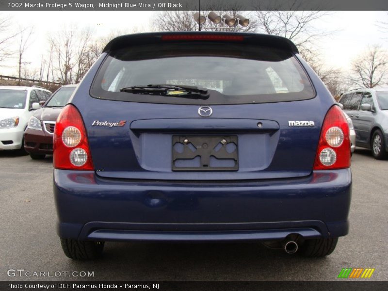 Midnight Blue Mica / Off Black 2002 Mazda Protege 5 Wagon