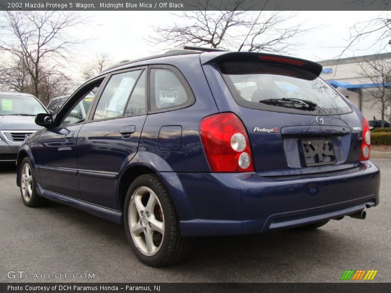 Midnight Blue Mica / Off Black 2002 Mazda Protege 5 Wagon