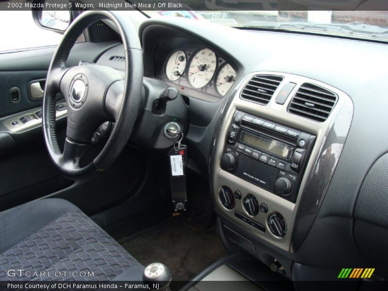 Midnight Blue Mica / Off Black 2002 Mazda Protege 5 Wagon