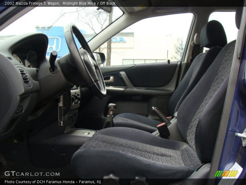 Midnight Blue Mica / Off Black 2002 Mazda Protege 5 Wagon