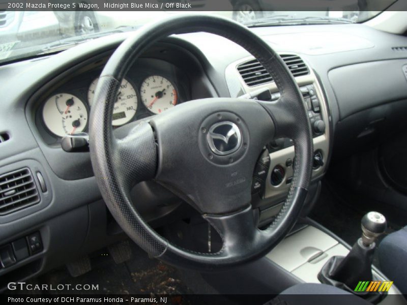 Midnight Blue Mica / Off Black 2002 Mazda Protege 5 Wagon